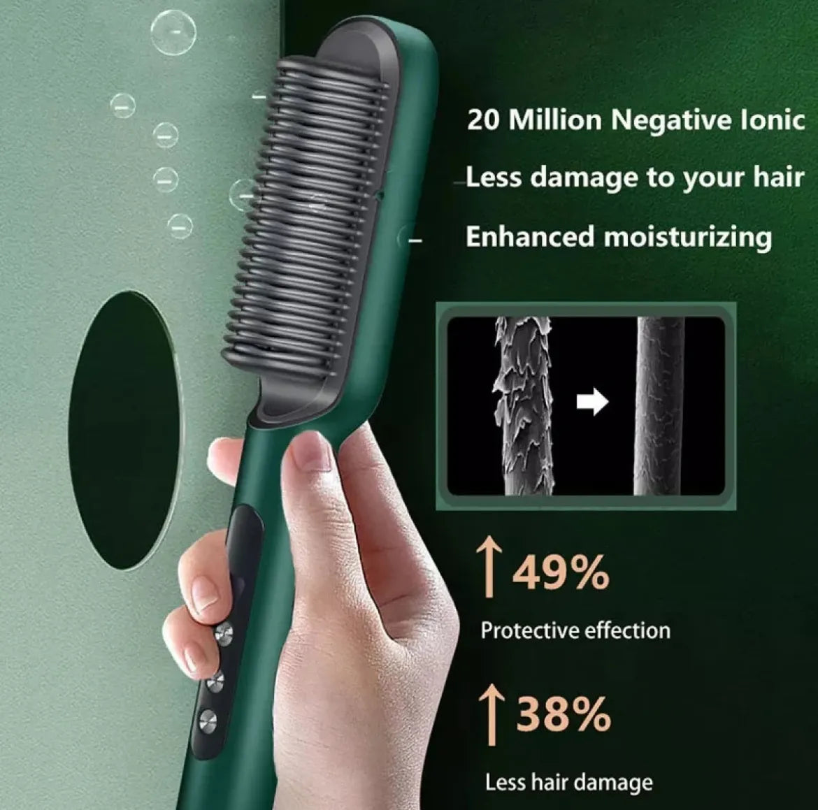 2 in 1 Hair Brush